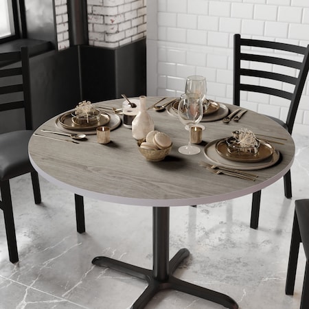 Flash Furniture Glenbrook 42in. Round Table Top w/White or Gray Reversible Laminate Top XU-RD-42-WHGY-GG